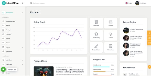 Micro Office | Extranet & Intranet WordPress Theme Micro Office | Extranet & Intranet WordPress Theme