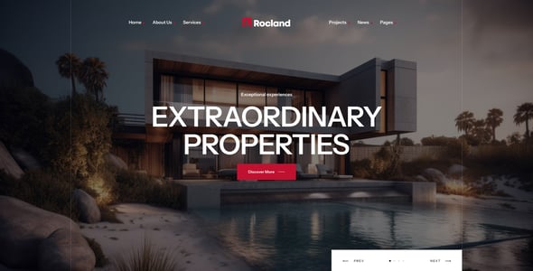 Rocland - Real Estate Group WordPress Theme