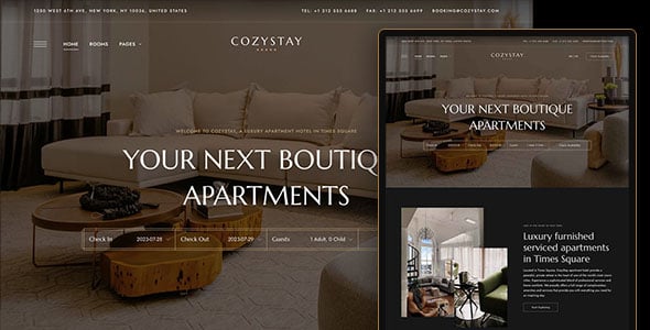 CozyStay - Hotel Booking WordPress Theme CozyStay - Hotel Booking WordPress Theme