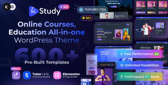 Education WordPress Theme | HiStudy
