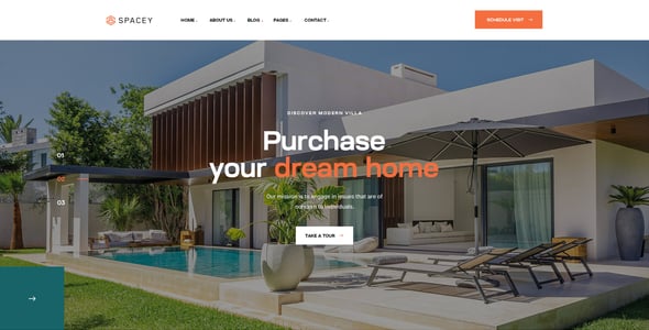Spacey - Single Property WordPress Theme