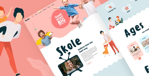 Skole - Kids School WordPress Theme