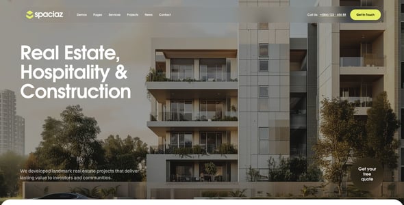 Spaciaz – Real Estate & Construction Group WordPress Theme Spaciaz – Real Estate & Construction Group WordPress Theme