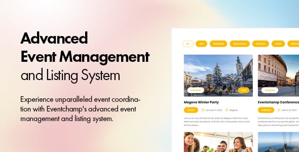 Event Champ | WordPress Theme