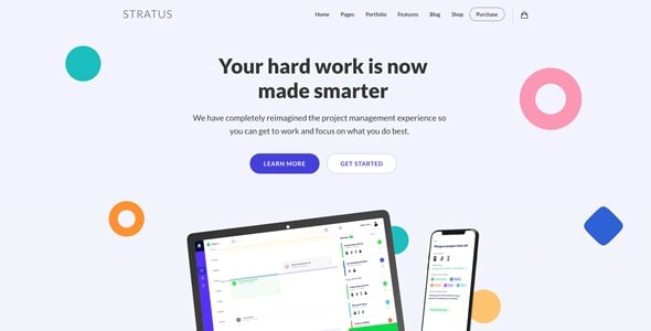 App, SaaS & Software Startup Tech Theme - Stratus