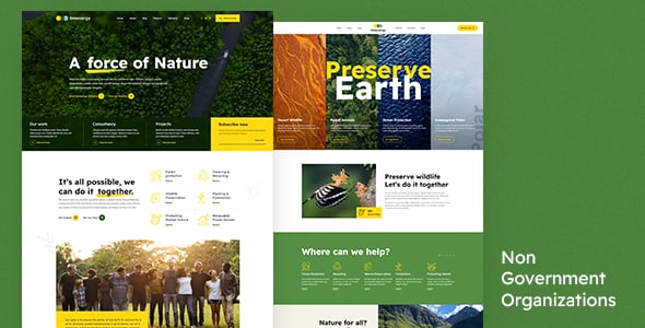 Greenergy - Ecology & Environment WordPress Theme