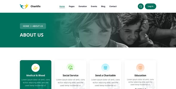 Charitfix – Charity & Donation HTML Template
