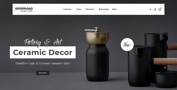 minimosa - Home Decor Art & Design Studio - OpenCart Multipurpose Theme