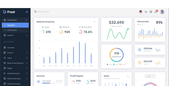 Frest - Bootstrap 5 HTML, Laravel  & Asp.Net Admin Dashboard Template Frest - Bootstrap 5 HTML, Laravel  & Asp.Net Admin Dashboard Template