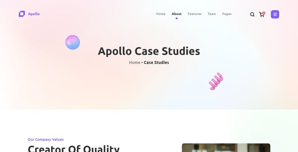 Apollo - Startup SaaS Template