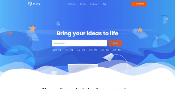 Phox - Hosting WordPress & WHMCS Theme Phox - Hosting WordPress & WHMCS Theme