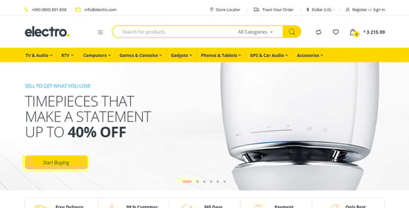 Electro Electronics Store WooCommerce Theme Electro Electronics Store WooCommerce Theme