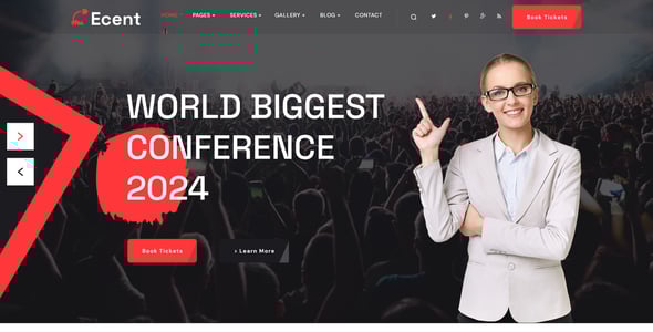 Ecent- Event Conference & Meetup Template
