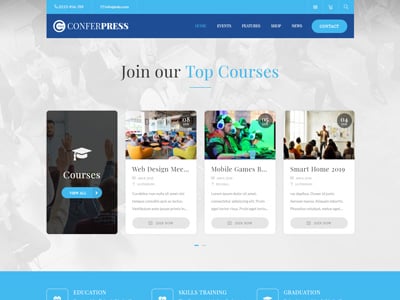 ConferPress - Multipurpose Event Tickets WordPress Theme