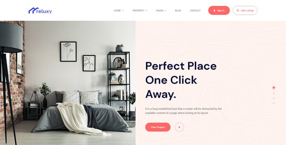 Reluxy - Real Estate Adobe XD Template