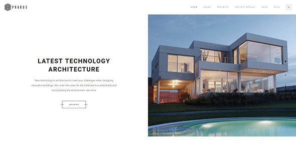 Prague - Architecture HTML Template
