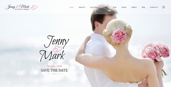 Wedding Event  - Wedding Invitation and Celebration HTML Template