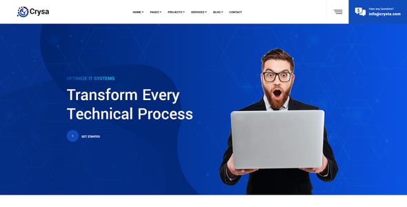 Crysa - IT Solutions XD Template