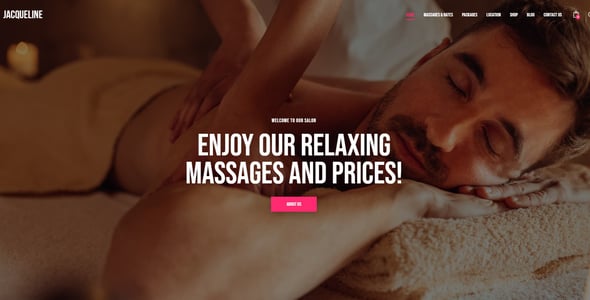 Jacqueline | Spa & Massage Salon Beauty Theme