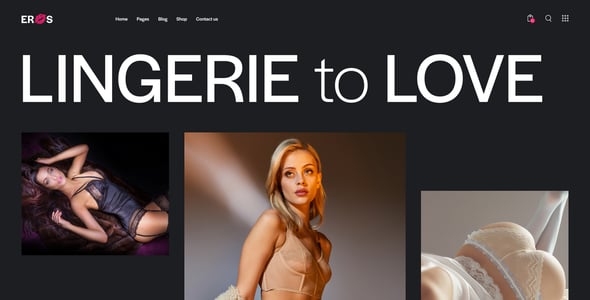 Eros - Sex Shop & Lingerie Store WordPress Theme