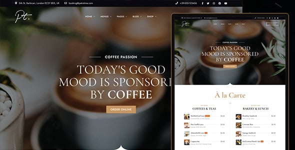 PatioTime - Restaurant WordPress Theme PatioTime - Restaurant WordPress Theme