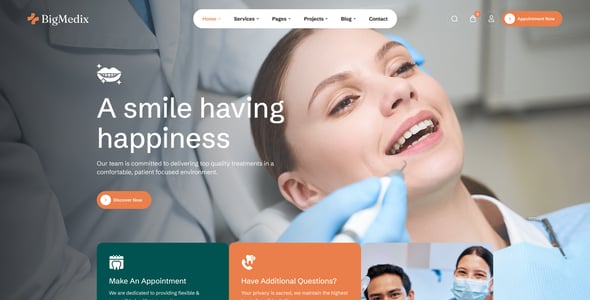 Bigmedix - Medical and Health Care WordPress Theme