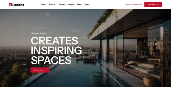 Rocland - Real Estate Group WordPress Theme