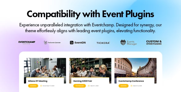 Event Champ | WordPress Theme