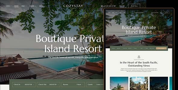 CozyStay - Hotel Booking WordPress Theme CozyStay - Hotel Booking WordPress Theme