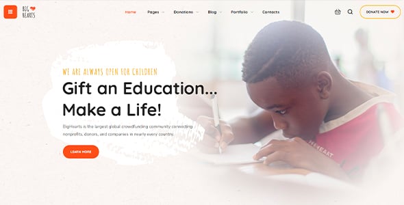 BigHearts - Charity & Donation WordPress Theme BigHearts - Charity & Donation WordPress Theme