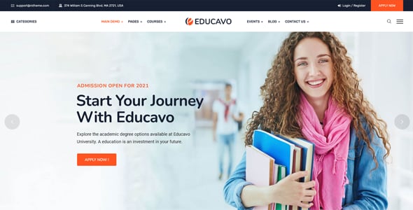 Educavo - Education WordPress Theme