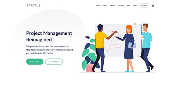 App, SaaS & Software Startup Tech Theme - Stratus App, SaaS & Software Startup Tech Theme - Stratus
