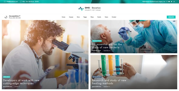 Ngo - Charity Donation WordPress