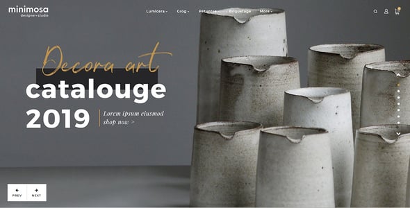 minimosa - Home Decor Art & Design Studio - OpenCart Multipurpose Theme