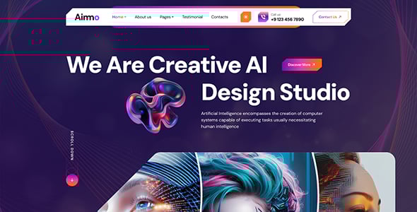 Aimo - AI Agency & Technology WordPress Theme Aimo - AI Agency & Technology WordPress Theme