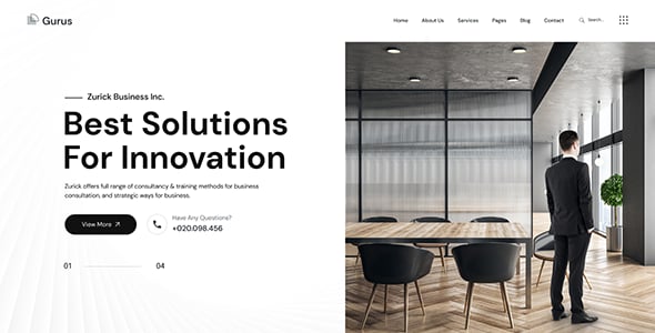 Gurus - Business Consulting WordPress Theme Gurus - Business Consulting WordPress Theme