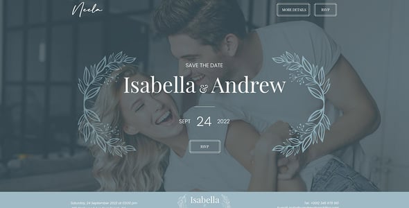 Neela - One-Page/Multi-page Wedding HTML5 Template