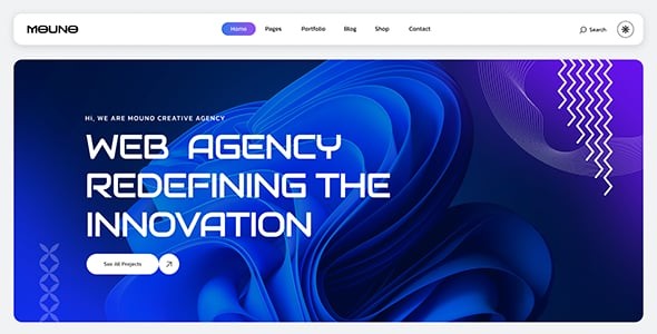Mouno - Creative Digital Agency WordPress Theme