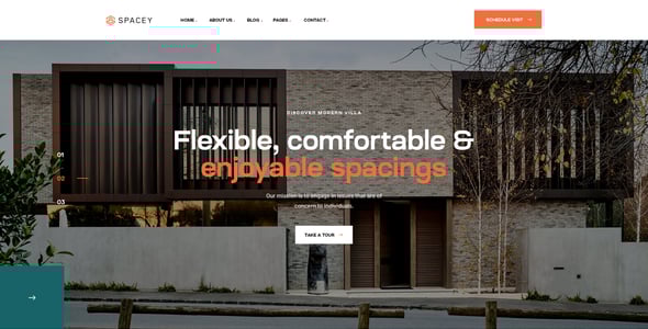 Spacey - Single Property WordPress Theme Spacey - Single Property WordPress Theme
