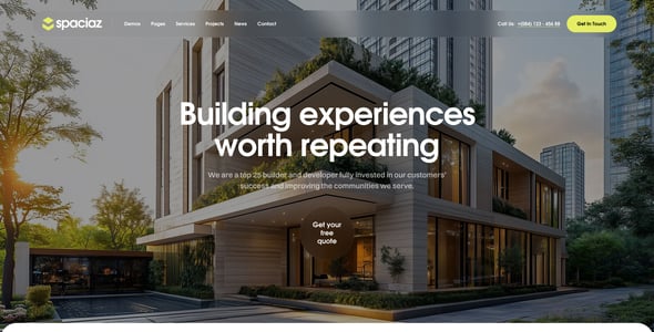 Spaciaz – Real Estate & Construction Group WordPress Theme Spaciaz – Real Estate & Construction Group WordPress Theme