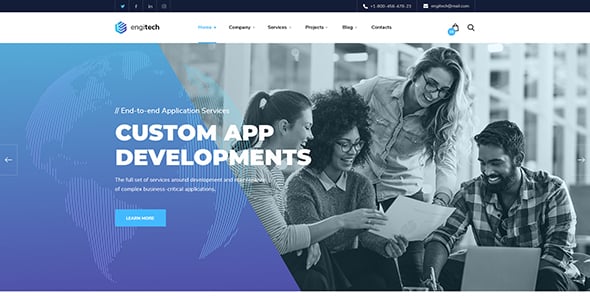Engitech - IT Solutions & Services WordPress Theme Engitech - IT Solutions & Services WordPress Theme