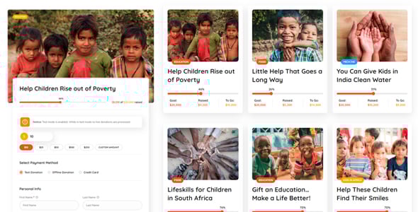 BigHearts - Charity & Donation WordPress Theme BigHearts - Charity & Donation WordPress Theme