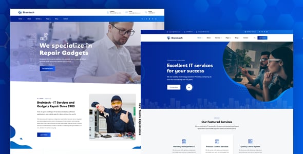 Braintech - Technology & IT Solutions WordPress Theme