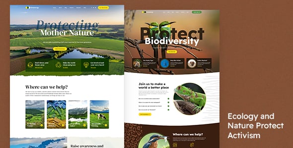 Greenergy - Ecology & Environment WordPress Theme Greenergy - Ecology & Environment WordPress Theme