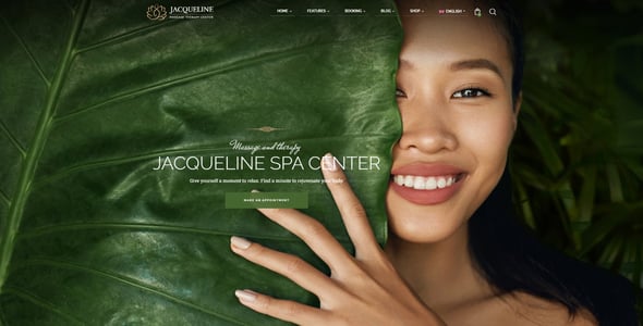 Jacqueline | Spa & Massage Salon Beauty Theme