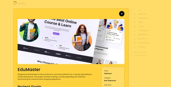 Portify - Personal Portfolio Next JS  Template