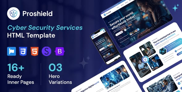 Proshield - Cyber Security Services HTML Template Proshield - Cyber Security Services HTML Template