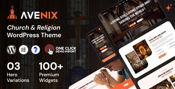 Avenix - Church Website WordPress Themes Avenix - Church Website WordPress Themes