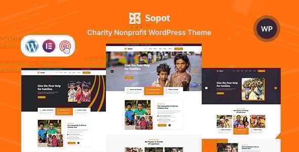 Sopot - Charity NonProfit Fundraising WordPress Theme Sopot - Charity NonProfit Fundraising WordPress Theme