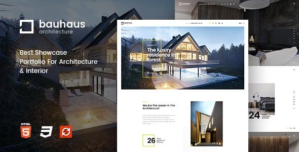 Bauhaus - Architecture & Interior Drupal 11 - 10 Theme